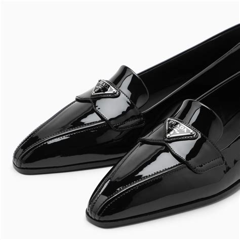 prada patent leather loafers women|prada pointy toe loafers.